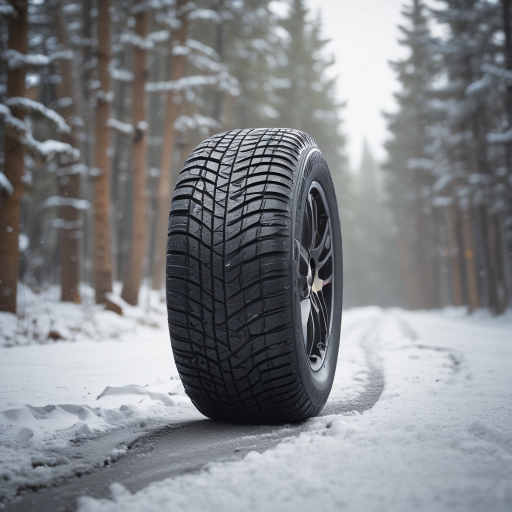 Winter tyre for enhanced grip in cold conditions